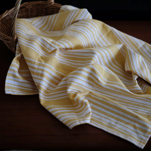 条纹布艺餐巾复古厨房巾