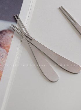 朴简杂货  ins不锈钢水果叉 甜品叉点心叉蛋糕叉糕点小叉子8549