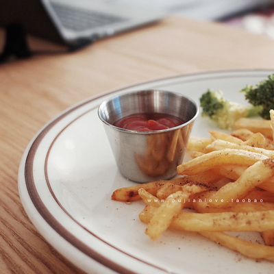 朴简ins迷你蘸料小碗番茄沙拉酱0