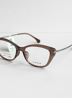 派丽蒙眼镜复古猫眼老钱风近视眼镜可配高度数防蓝光眼镜女85151