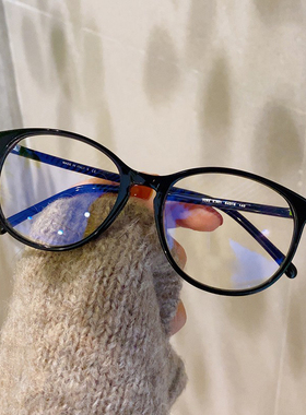 小香眼镜3282可配度数tr板材自带滤镜时尚百搭女椭圆素颜眼镜框