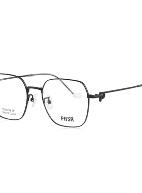 帕莎眼镜架方框小脸显瘦超轻金属眼镜框可配近视镜片度数90018