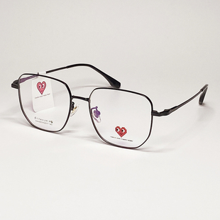 超轻纯钛韩版 大方框显瘦眼镜框镜架男圆脸素颜近视眼睛女6003