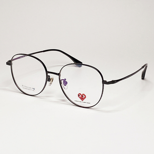 复古金属圆框眼镜男减龄学生近视眼睛镜架女韩版 圆脸6005