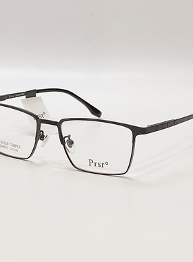 帕莎眼镜框半框钛金属男士可试戴商务休闲复古镜框超轻镜架86601