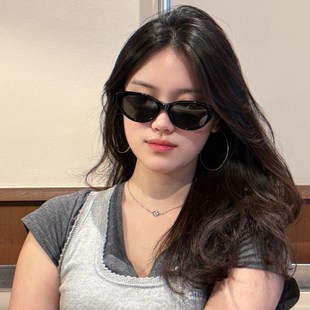 范丞丞同款帕森墨镜男黑框女防紫外线复古黑超猫眼太阳镜男PZ7797