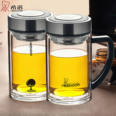 办公室泡茶双层玻璃杯