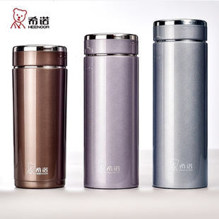 希诺保温杯男办公室泡茶杯子便携不锈钢大容量水杯3008 3021 3010