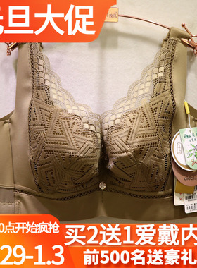 爱戴D6599国色添香CDE杯美背收副乳显小茯苓纱磁石调整文胸