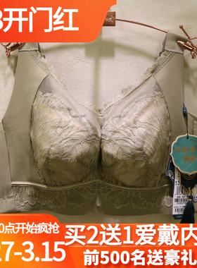 窈窕身姿YL5303超薄网纱抹胸提拉上托大胸显小CDE杯全包调整文胸