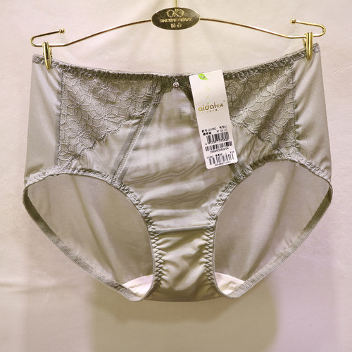 爱戴网纱包臀定型中高腰女士内裤