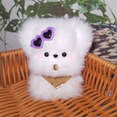 扭扭棒小狗成品钥匙扣包包挂件玩偶手工摆件礼物毛绒玩具朋友礼品