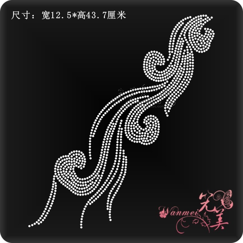 水钻烫图烫画烫钻图案成品烫钻图