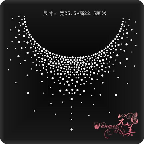 服装烫钻烫图舞蹈烫钻图案水钻贴