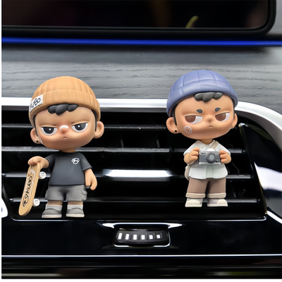 正版KUBO Walks of Life系列汽车空调出风口装饰夹扩香石正品泡泡