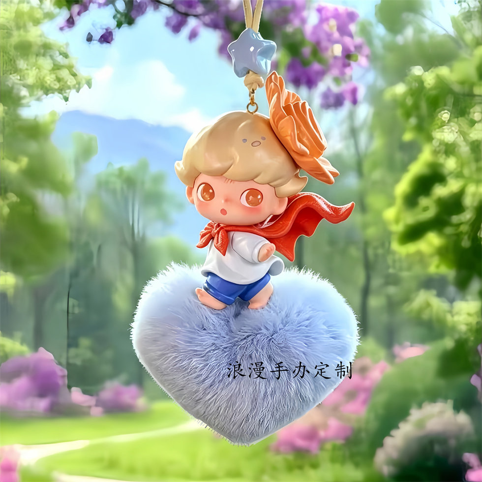 正版dimoo瞬间的奇遇汽车挂件手工后视镜装饰车载内獭兔毛球挂饰