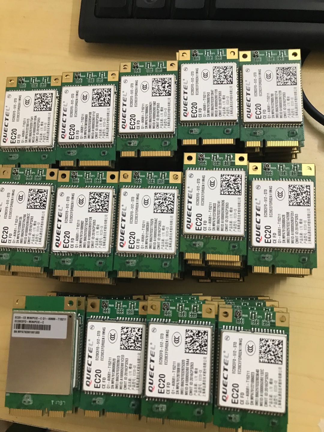 EC20CEFD-512-STD模块移远EC20 7模 4G全网通模块质量保证 包测好