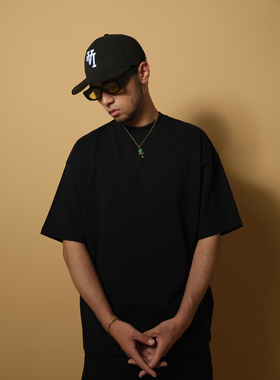 ComicTree C.t 2024夏季基础素色短袖T恤男生衣服男士新款半袖