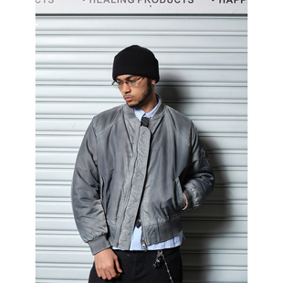 喷色水洗做旧ma 2025冬季 1飞行夹克棉服外套棉袄潮 C.t ComicTree