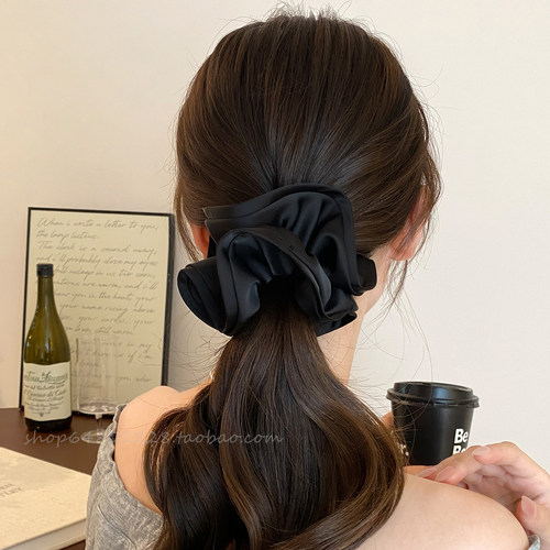 法式大肠发圈木耳边缎面大肠发圈