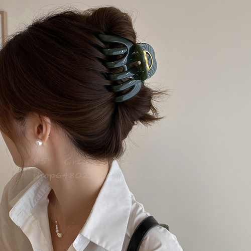 小众设计大号南瓜发夹女发