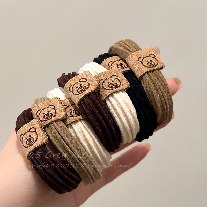 可爱小熊加厚扎头发橡皮筋女2025新款耐用高弹力头绳简约学生发圈,饰品/流行首饰/时尚饰品新,发饰,淘宝优惠券,粉丝福利购,淘宝优惠卷