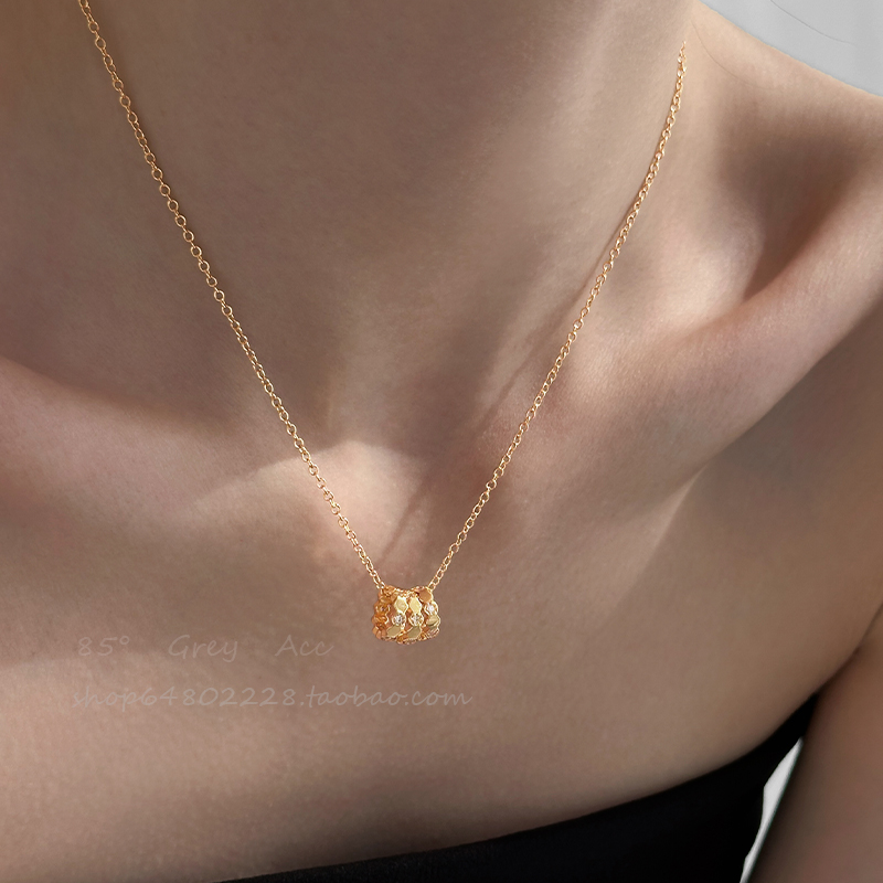 金色锁骨链女款高级感
