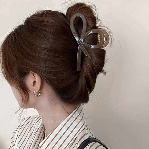 气质高级感大号镂空水滴发夹