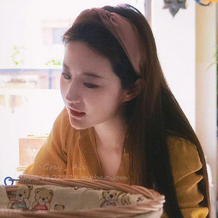 玫瑰的故事刘亦菲黄亦玫同款宽边发箍女气质高颅顶头箍高级感发卡