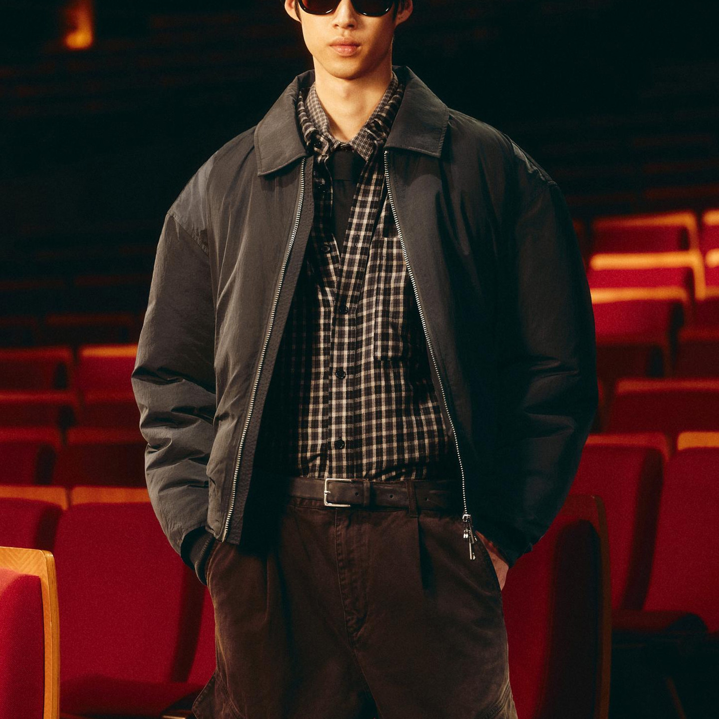 西班牙单！冬季新品男装短款撞色棉服飞行员夹克外套 7380400 802