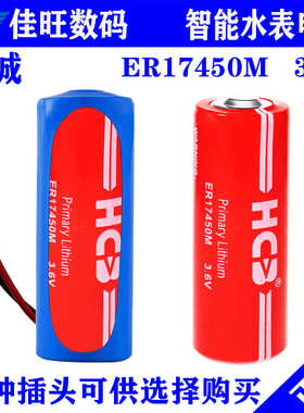 昊诚原装正品ER17450M锂电池3.6V水表电表仪表流量计RAM记忆PLC