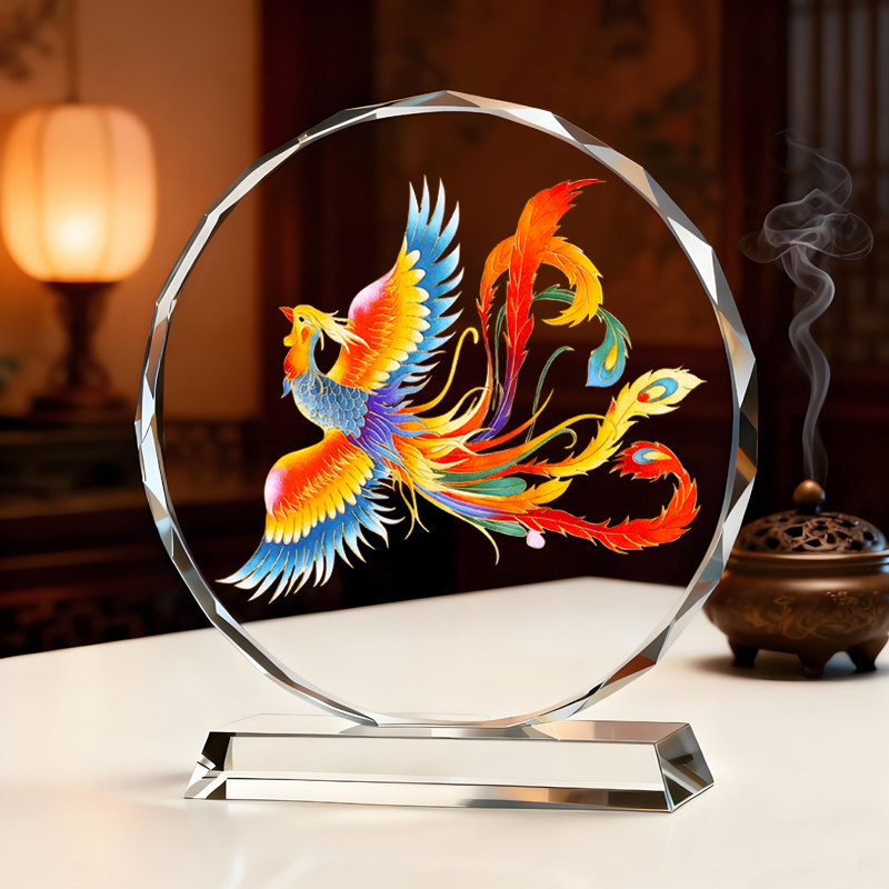 七彩凤凰摆件中式传统吉祥飞天凤凰书房客厅玄关办公桌家居摆台,家居饰品,桌面摆件,淘宝优惠券,粉丝福利购,淘宝优惠卷