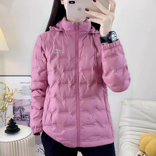 新款轻薄羽绒棉服女2025爆款连帽高档秋冬季小个子外套女款棉袄女