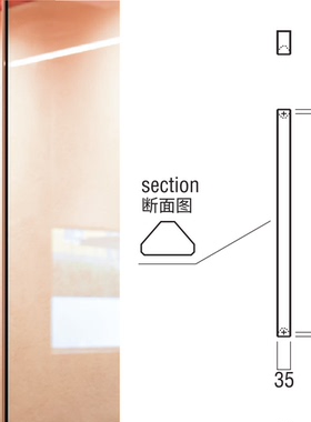 三角管折弯定制大拉手G2710