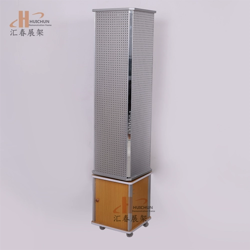 Алюминиевая пластическая панель пол -наполостный подставка для хранения -Down Jewelry Display Adplie Adplie Wornding Инструмент шкаф шкаф ротационного перевода