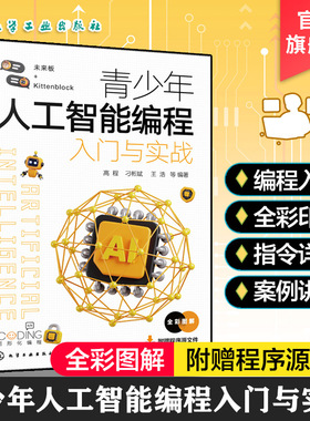 青少年人工智能编程入门与实战 人工智能入门 Kittenblock在线人工智能项目 未来板与人工智能 离线型 中小学信息技术 化工社