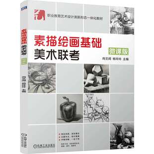 官网正版 素描绘画基础 尚文阔  杨玲玲 9787111797753 机械工业出版社 教材机工社