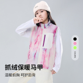 儿童马甲加绒背心春季 衣服 外穿女童保暖外套男孩休闲跑步运动开衫