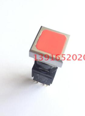 按钮直径16mm方形自锁按钮LA42S)PSF-22交替按钮红色自锁钮