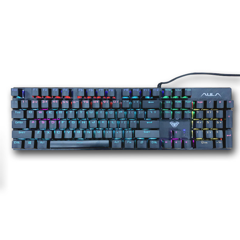 狼蛛青轴台式吃鸡电竞机械键盘