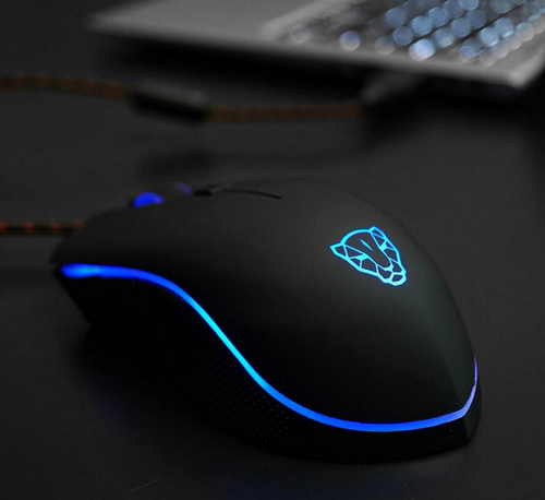 摩豹V40鼠标宏设计师3D绘图CAD电竞游戏电脑鼠标有线机械发光USB