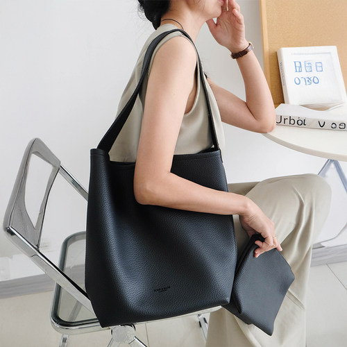 极简风水桶包托特包大容量百搭