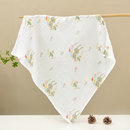 新生儿浴巾婴儿宝宝单层薄纱布盖被儿童纯棉吸水2层纱布盖毯包巾