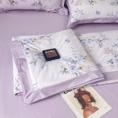 夏季凉感天丝棉水洗冰丝夏凉被四件套单双人学生空调被夏被薄被子