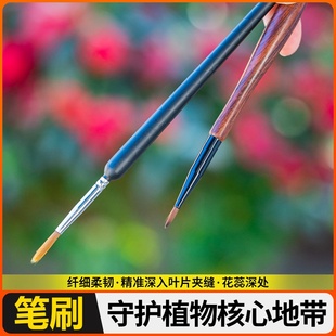 陶艺毛笔套装釉上下彩绘勾线笔填色笔补水笔鸡头料笔陶艺绘画工具