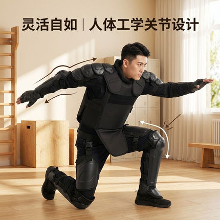 防暴服防暴铠甲防刀砍防刀刺盔甲全身防护加厚单兵组合防护套装备