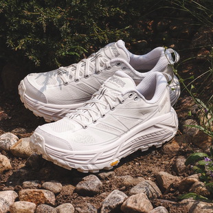 ONE 低帮休闲跑步男女白灰1126851 Mafate WLRC Speed HOKA