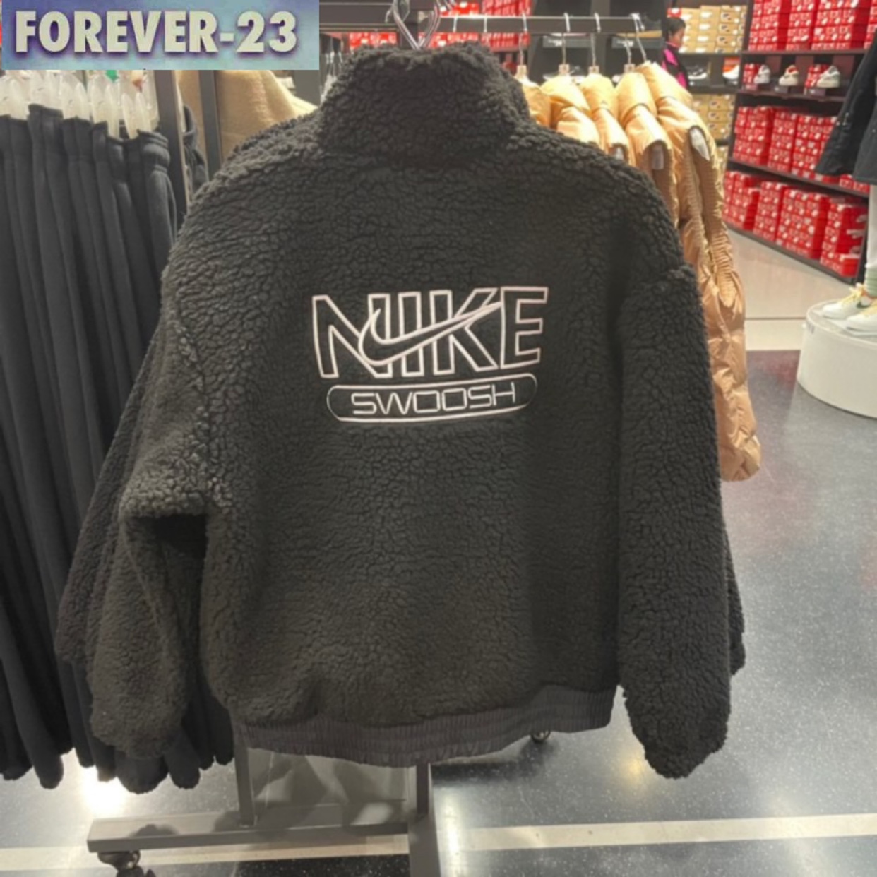 羊羔绒宽松休闲夹克外套