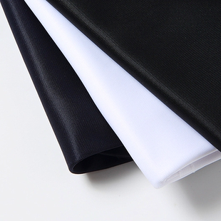 春秋款金光平布白色布料专用做校服裤子面料蓝色运动套装纯色单面