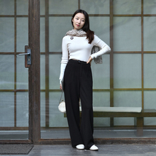 24QDK-172【念安】前世今生通勤简约文艺百搭直筒裤